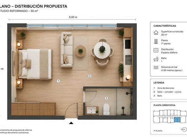 Estudio en Paseo Marítimo, 104, Fenals - Foto 2
