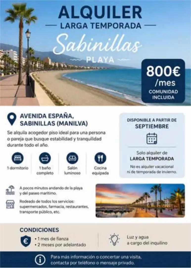 Piso en San luis de sabinillas avd españa - Foto 2