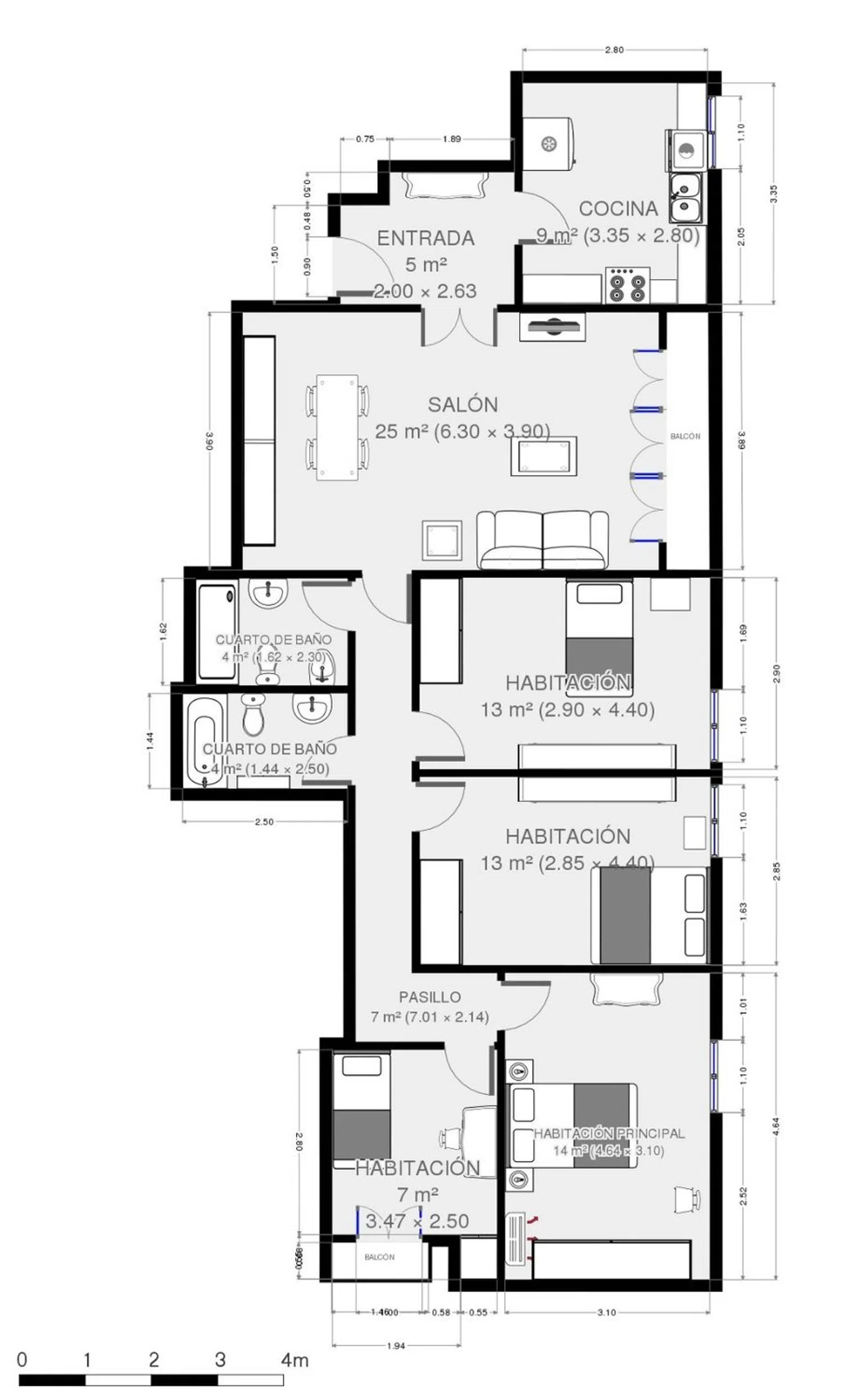 Piso en avenida de Carlos Haya, 75 - Foto 16