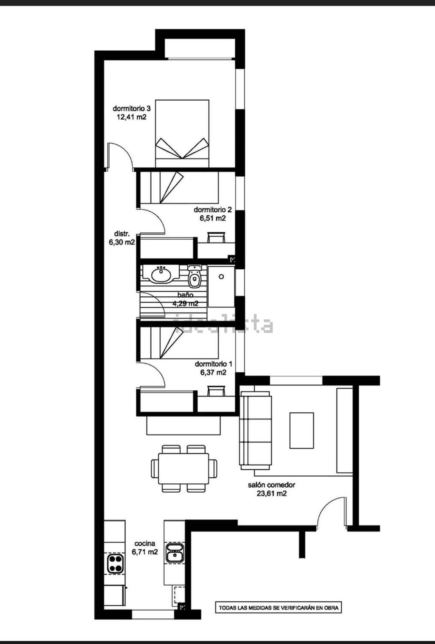 Piso en calle de Cochabamba, 11