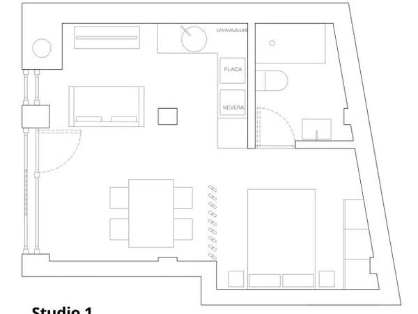 Estudio en Barrio Sant Marcellí - Foto 4