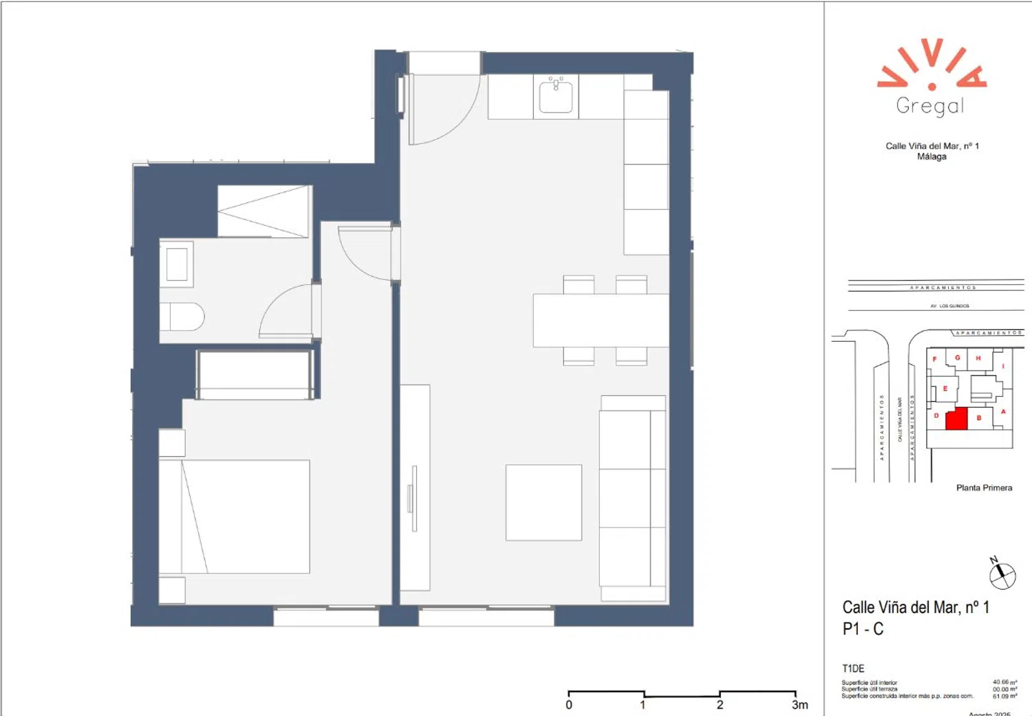 Piso en calle Viña del Mar, 1 - Foto 2