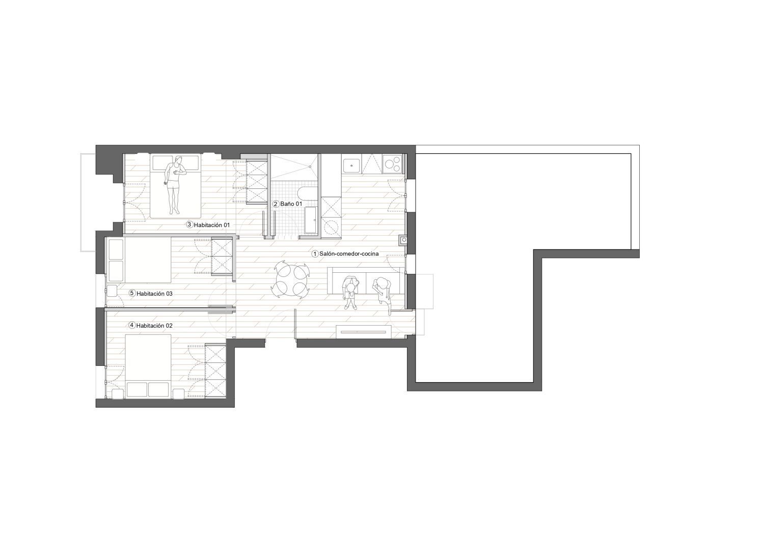 Piso en pasaje de Doña Carlota - Foto 57