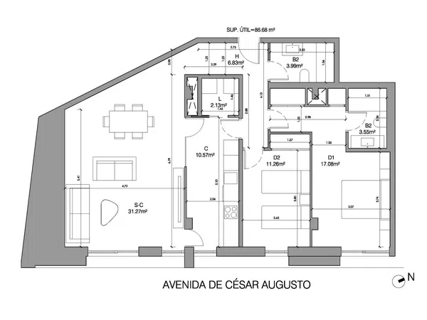 Piso en Avenida de César Augusto, 15, Plaza de Toros - Foto 22