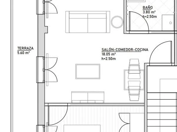 Estudio en Calle San Clemente, 4, Puerta Bonita - Foto 7