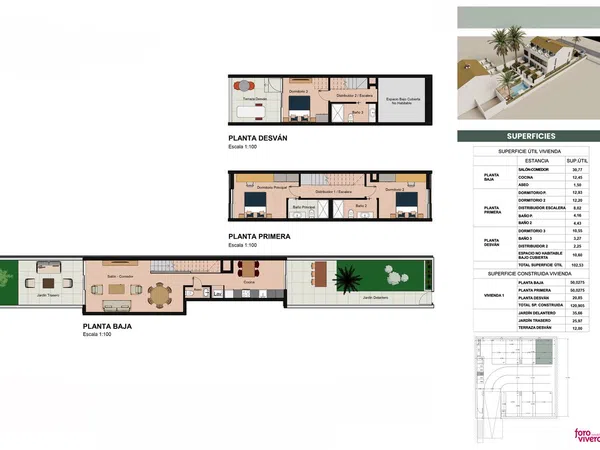 Chalet adosado en Calle d'Isabel de Villena, Playa de la Malvarrosa - Foto 12