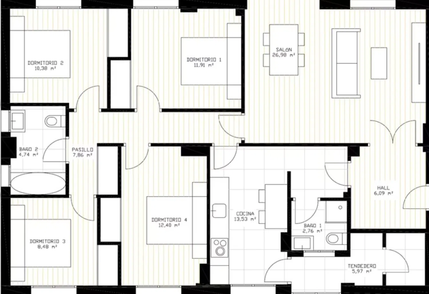 Piso en calle de Guzmán el Bueno, 100 - Foto 9