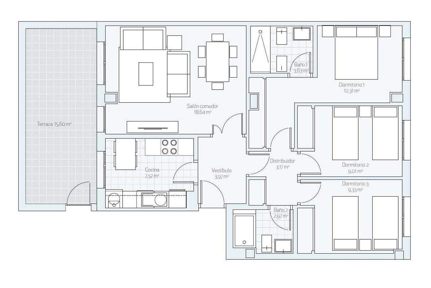 Piso en Avenida República de China, 18, Emilio Lemos - Foto 19