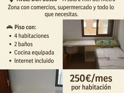 Piso en avenida Don Bosco, 37