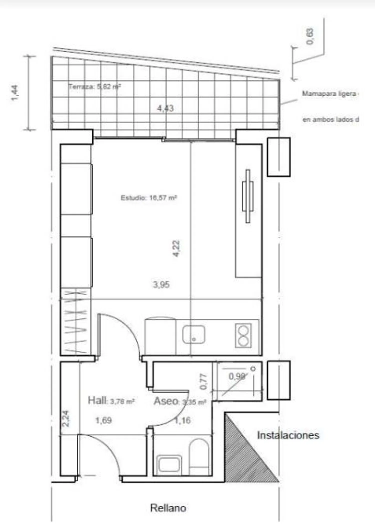 Estudio en calle Poeta Vila y Blanco, 4 - Foto 17