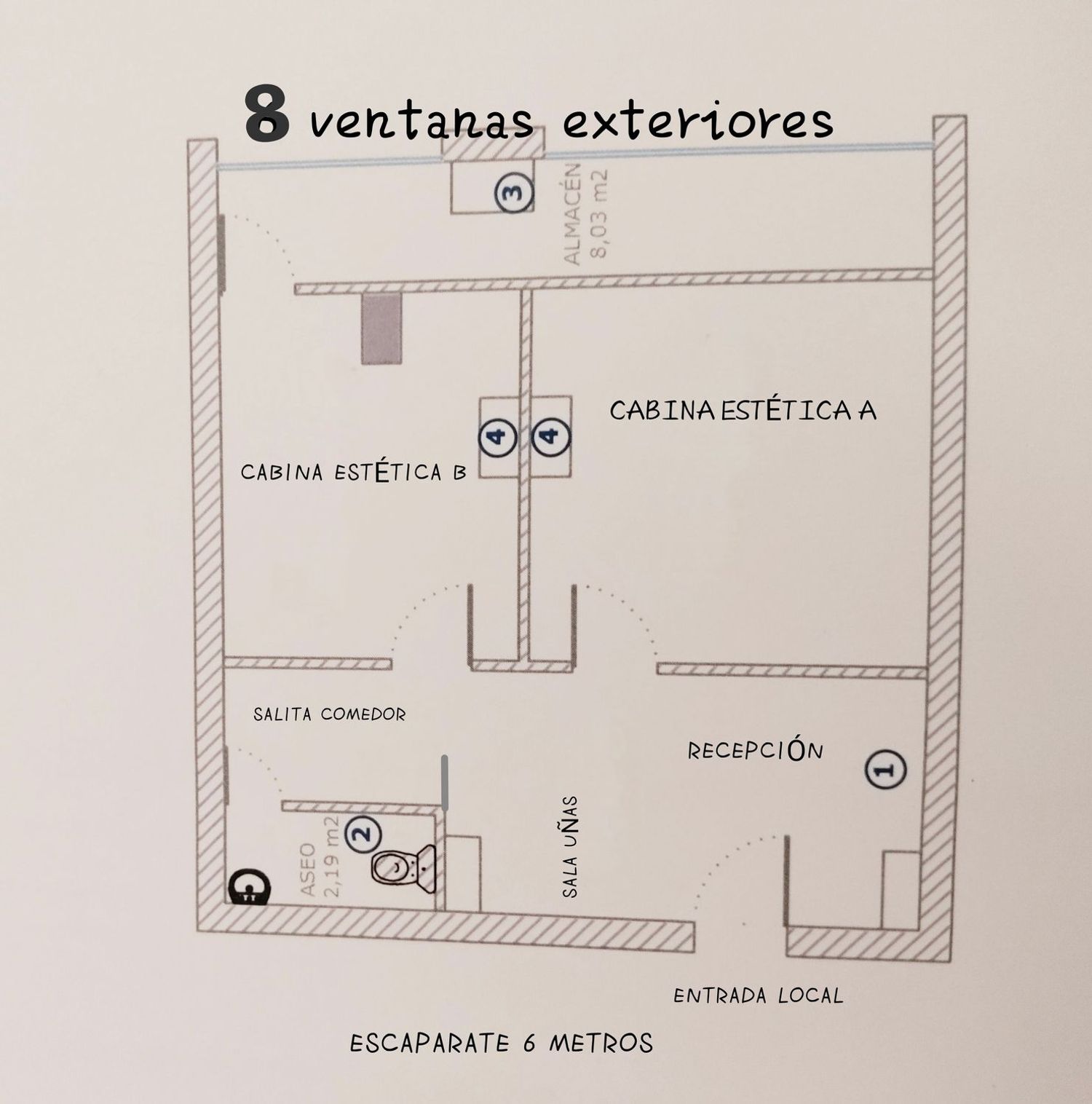Centro estético en traspaso en Centre, 80 - Foto 18
