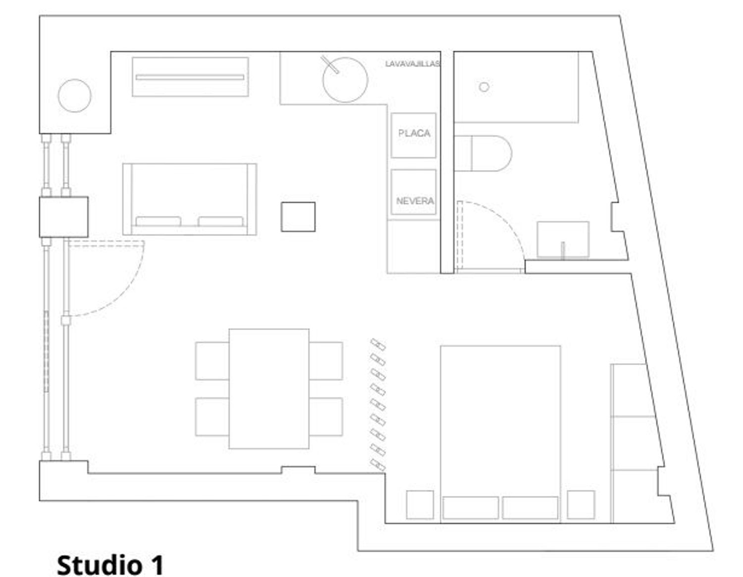 Estudio en Barrio Sant Marcellí - Foto 4