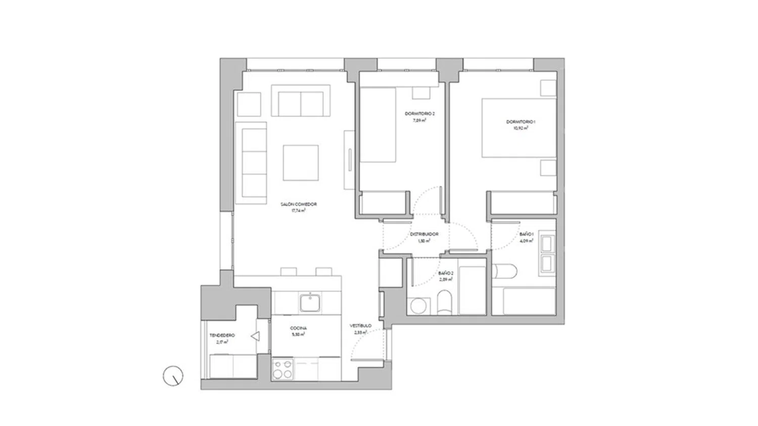 Piso en calle del Alcalde Sainz de Baranda, 88 - Foto 32