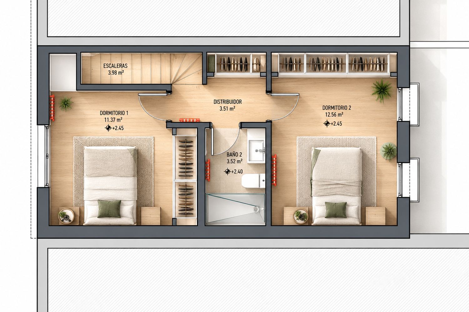 Chalet adosado en Calle Candil, 4, Murallas, Murallas - Foto 19