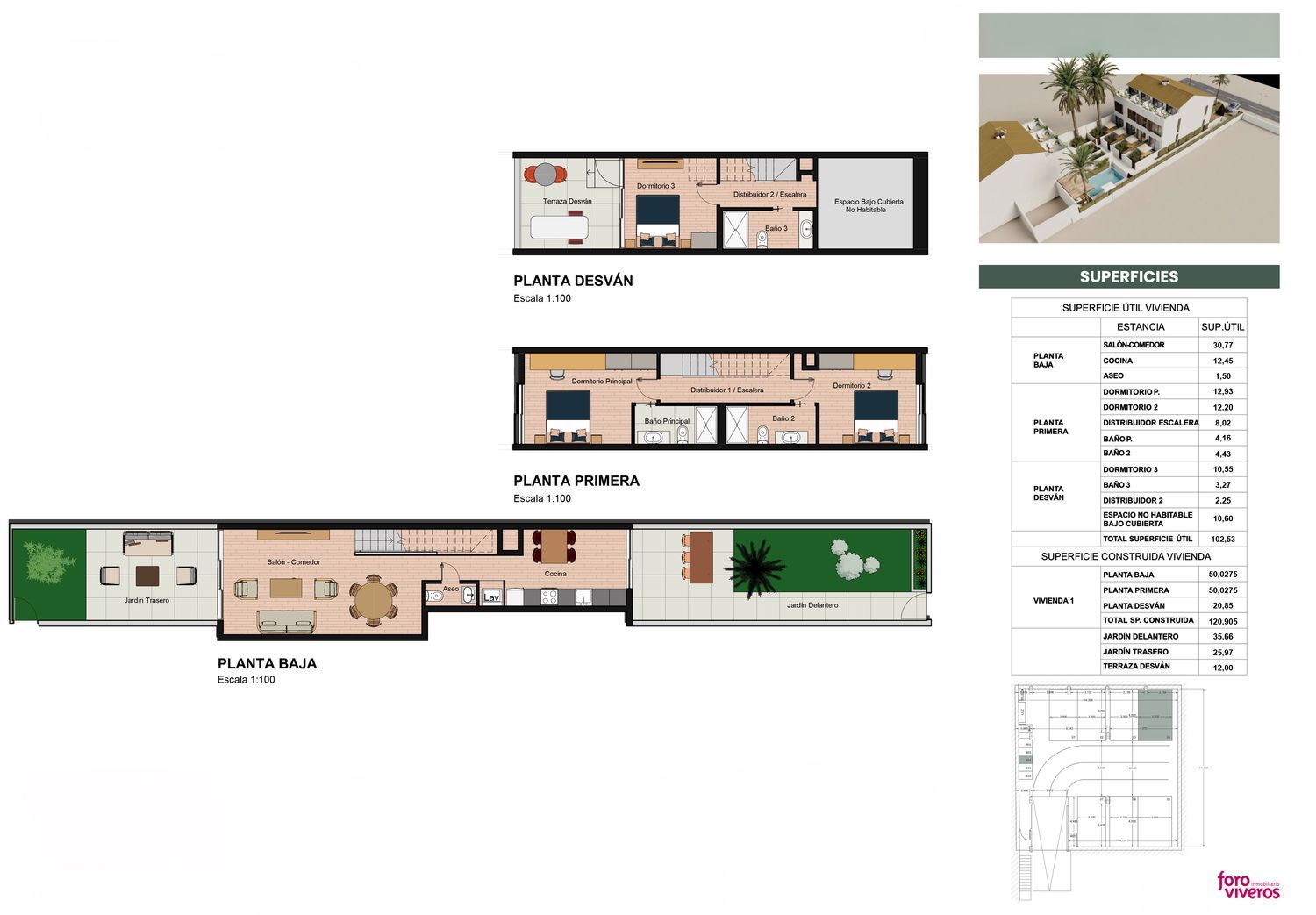 Chalet adosado en Calle d'Isabel de Villena, Playa de la Malvarrosa - Foto 12