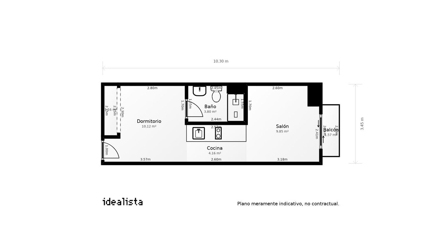 Estudio en Avenida del Cardenal Benlloch, 41, Mestalla - Foto 45