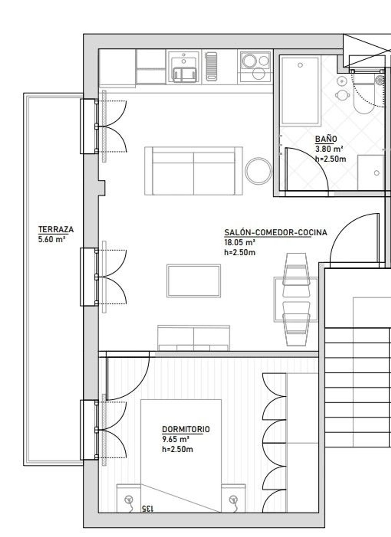 Estudio en Calle San Clemente, 4, Puerta Bonita - Foto 7