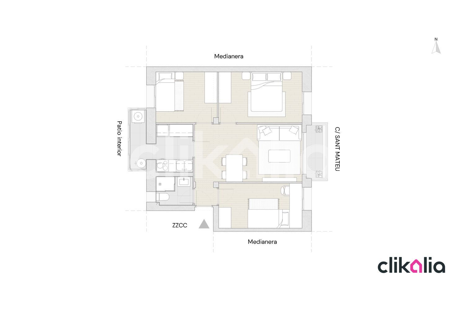 Piso en calle de Sant Mateu - Foto 17