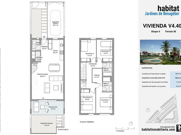 Chalet adosado en Avenida Cortes de Medio s/n - Foto 23