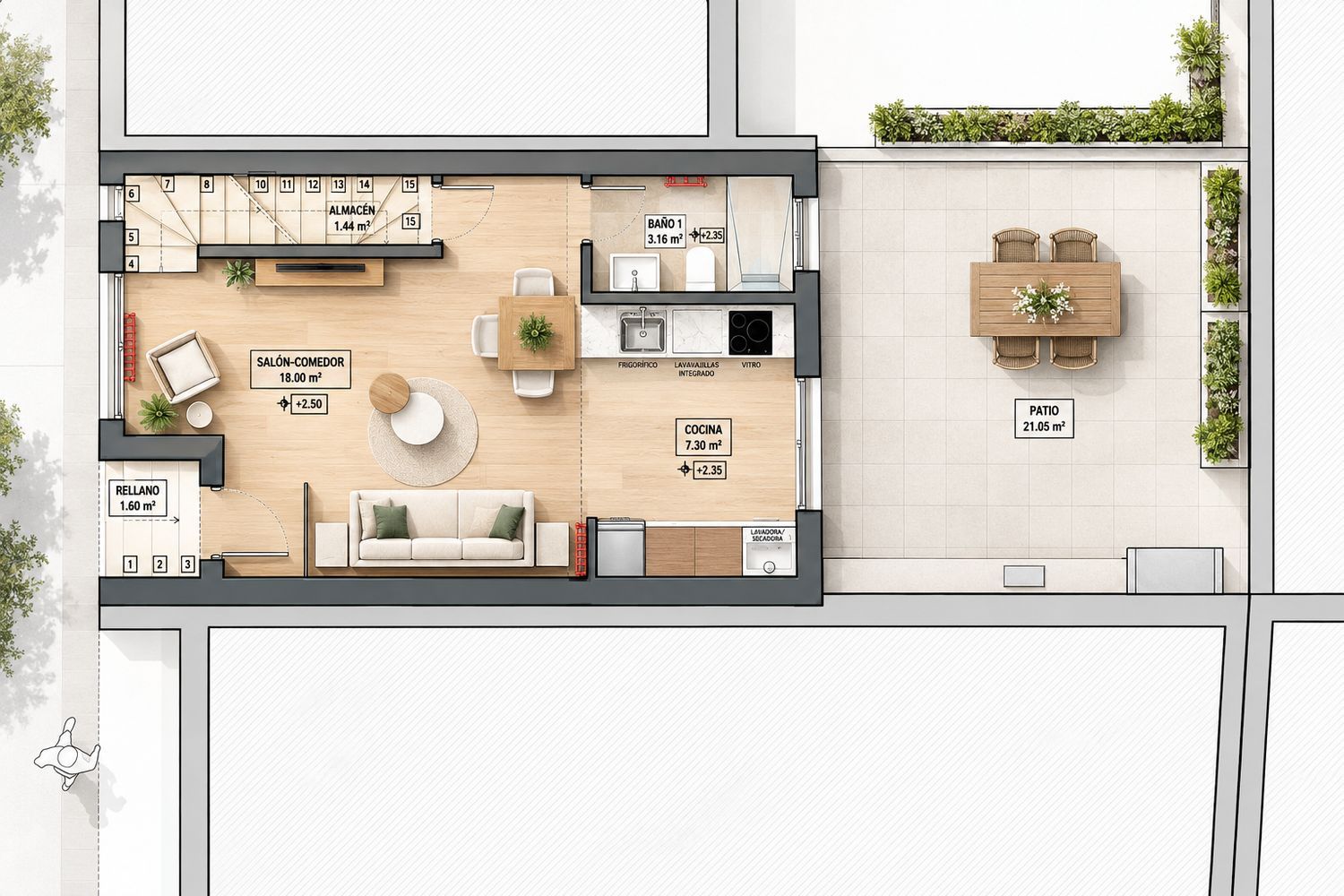 Chalet adosado en Calle Candil, 4, Murallas, Murallas - Foto 18
