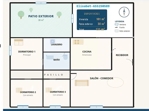 Piso en calle La Fuensanta, 16 - Foto 1