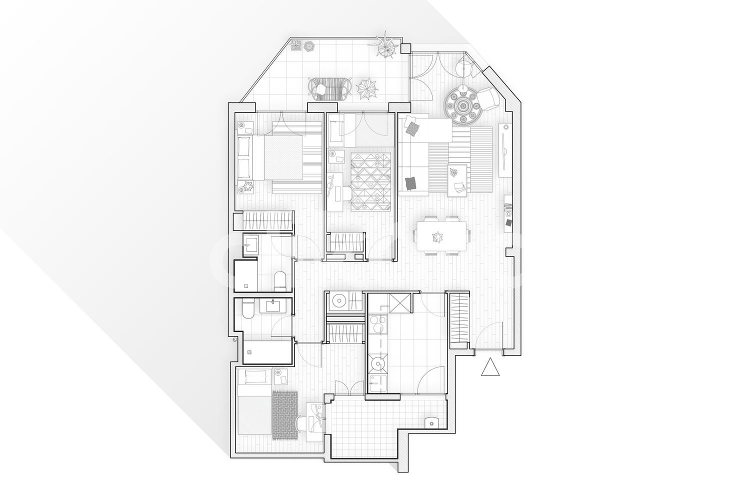 Piso en calle de Trafalgar - Foto 53