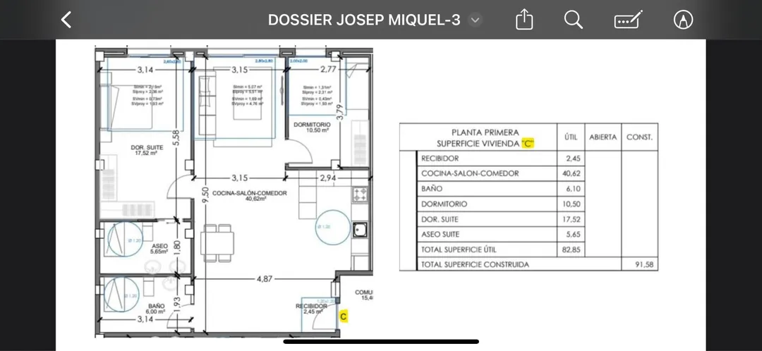 Piso en  Carrer de Josep Miquel 25B - Foto 12