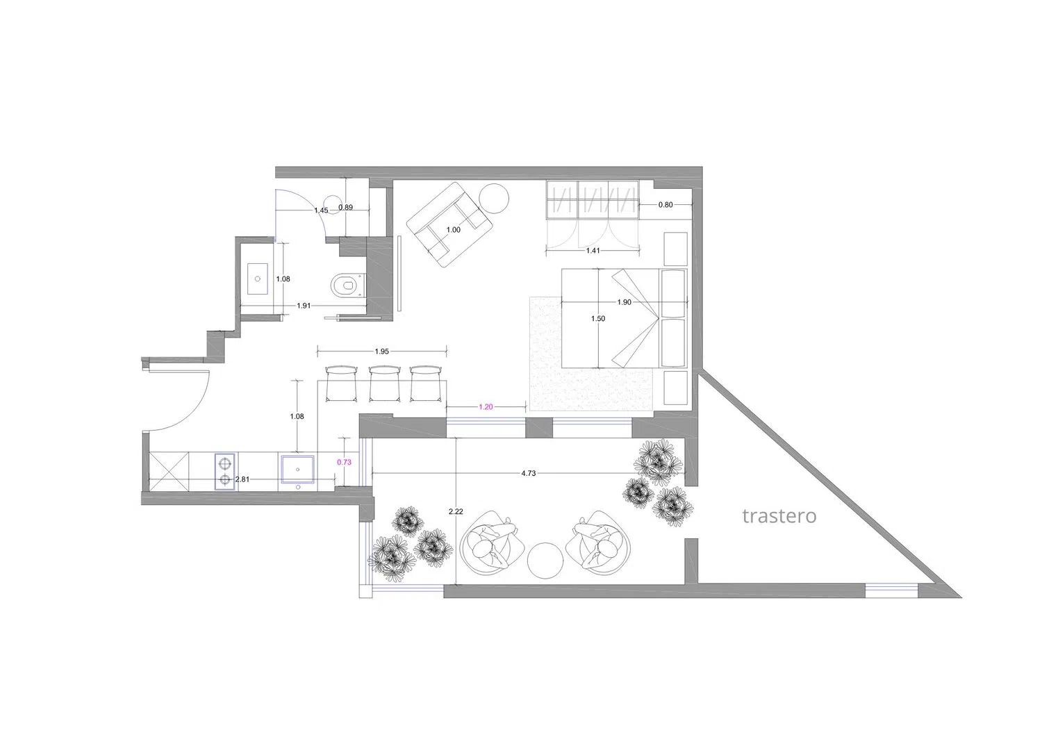 Estudio en calle Ruperto Chapí, 3 - Foto 36