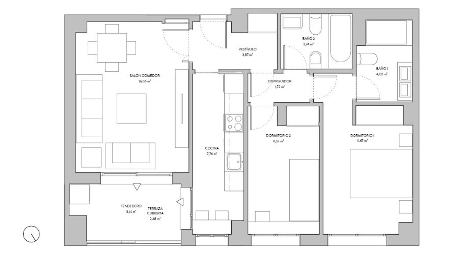 Piso en calle de Juan Esplandiú, 21 - Foto 1