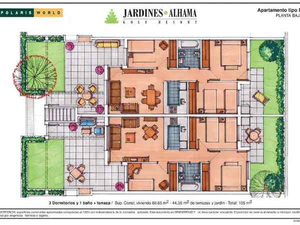 Piso en Condado de Alhama, Jardín , 3 Napto, Condado de Alhama, Condado de Alhama - Foto 16