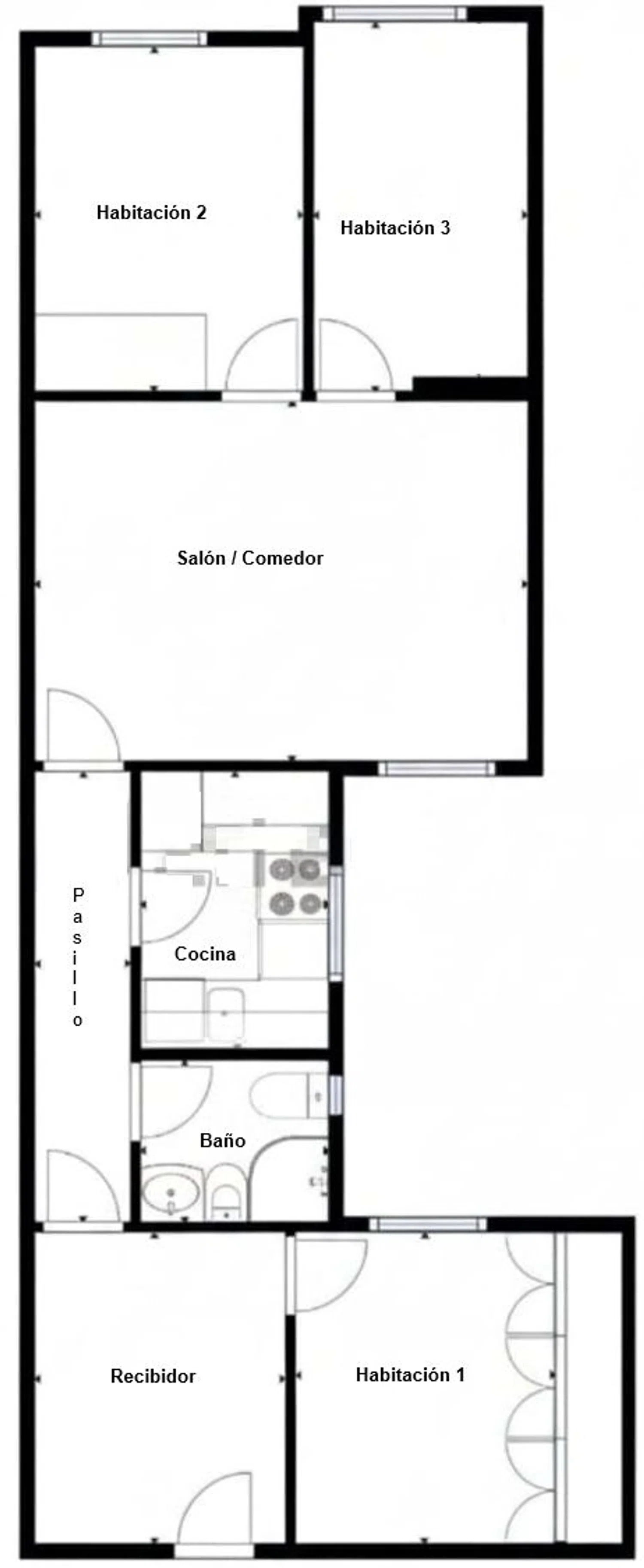 Piso en calle de Costa Rica, 26 - Foto 12