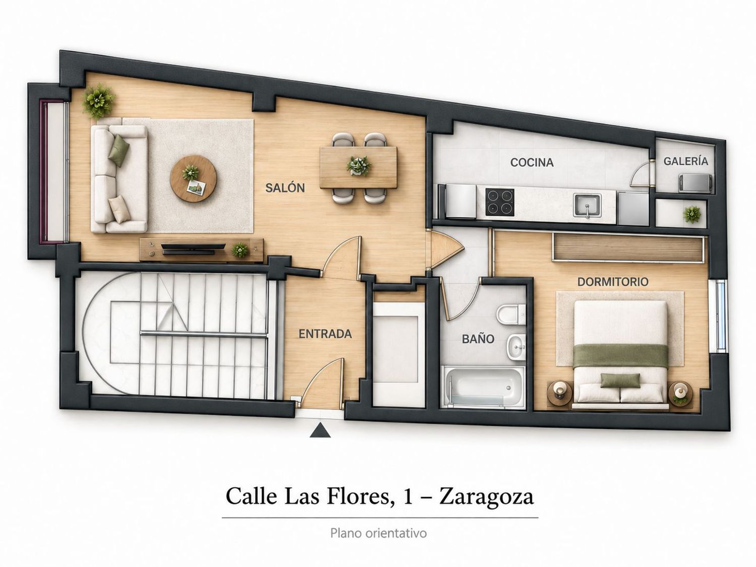 Estudio en Calle de las Flores, 1, La Granja - Foto 12