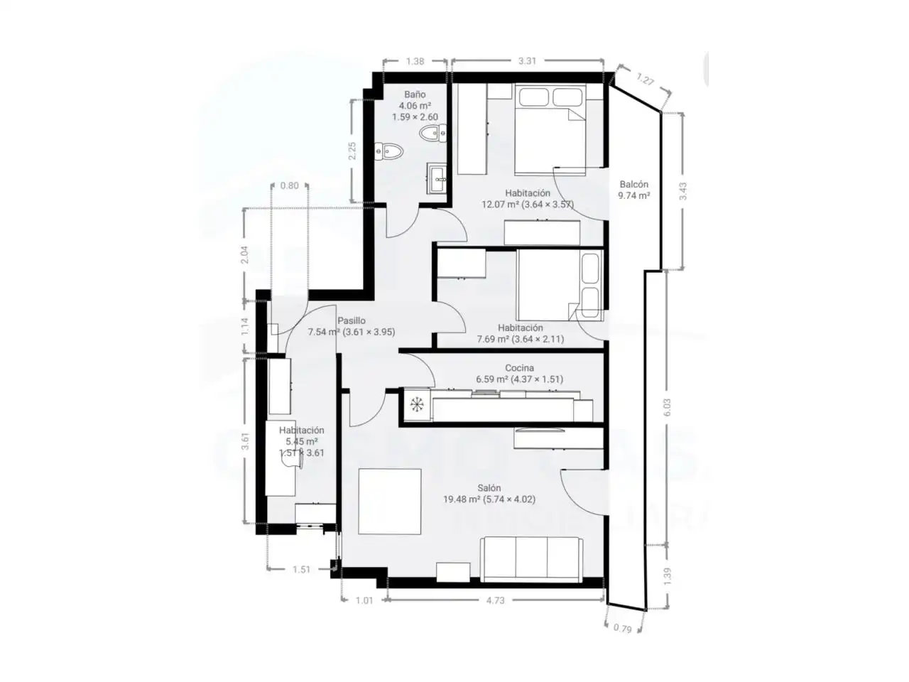 Apartamento en  Avinguda de Prat de la Riba 15 - Foto 6