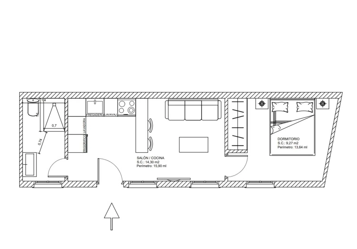 Piso en calle Santa Engracia, 114 - Foto 1