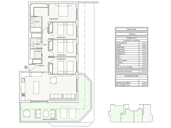 Ático en Calle Obispo Rafael Torija, 5, Nuevo Hospital, Nuevo Hospital - Foto 29
