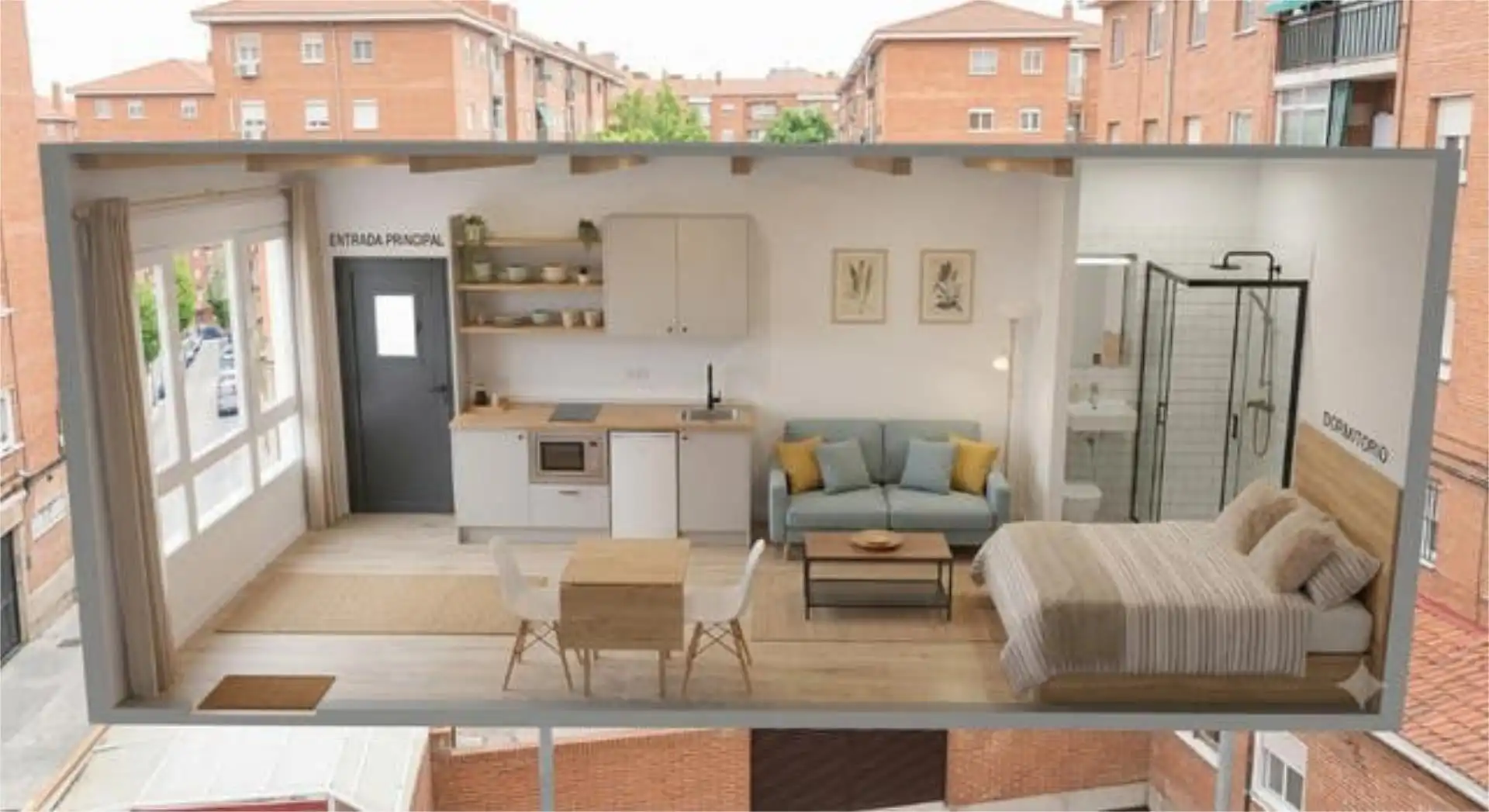 Estudio en Alcorcón - Foto 2