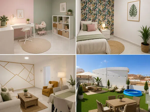 Chalet adosado en Calle Zurbarán, 19, Roquetas pueblo - Foto 1