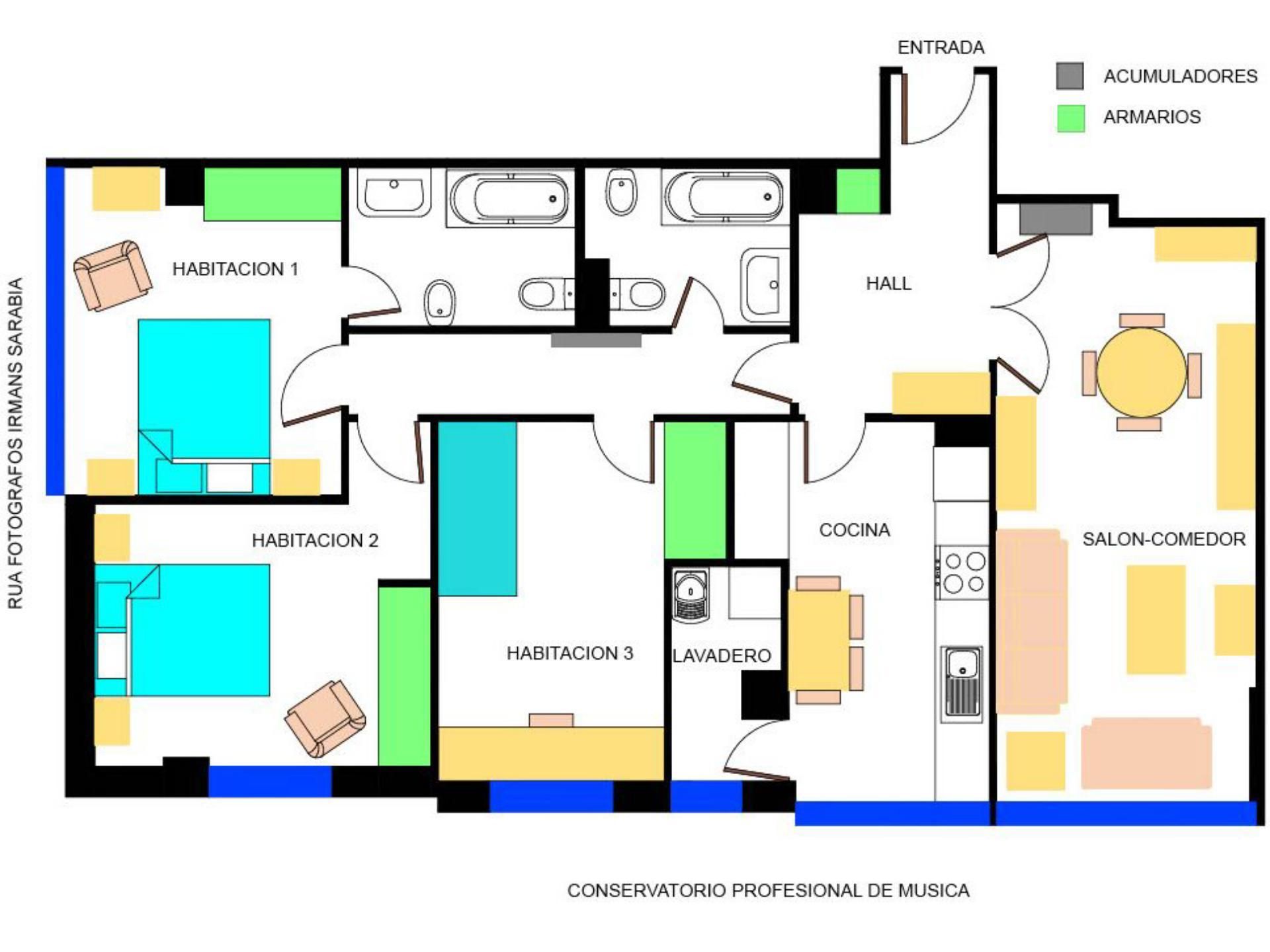 Piso en  Rúa Fotógrafo Ángel Llanos 14 - Foto 1